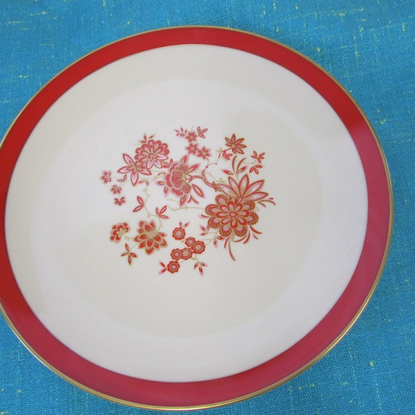 Pink Flintridge China Dinner Plate Etsy