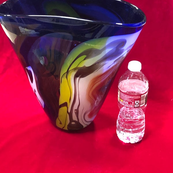 Large Glass Vase Etsy