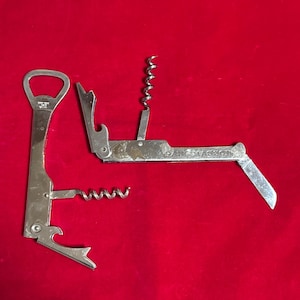U CHOOSE~ Paul Masson Wines bottle opener OR Irwin Ware Wine Opener ~Vintage Silver Waiters Wine Bottle Opener Corkscrew Bottle Opener ~