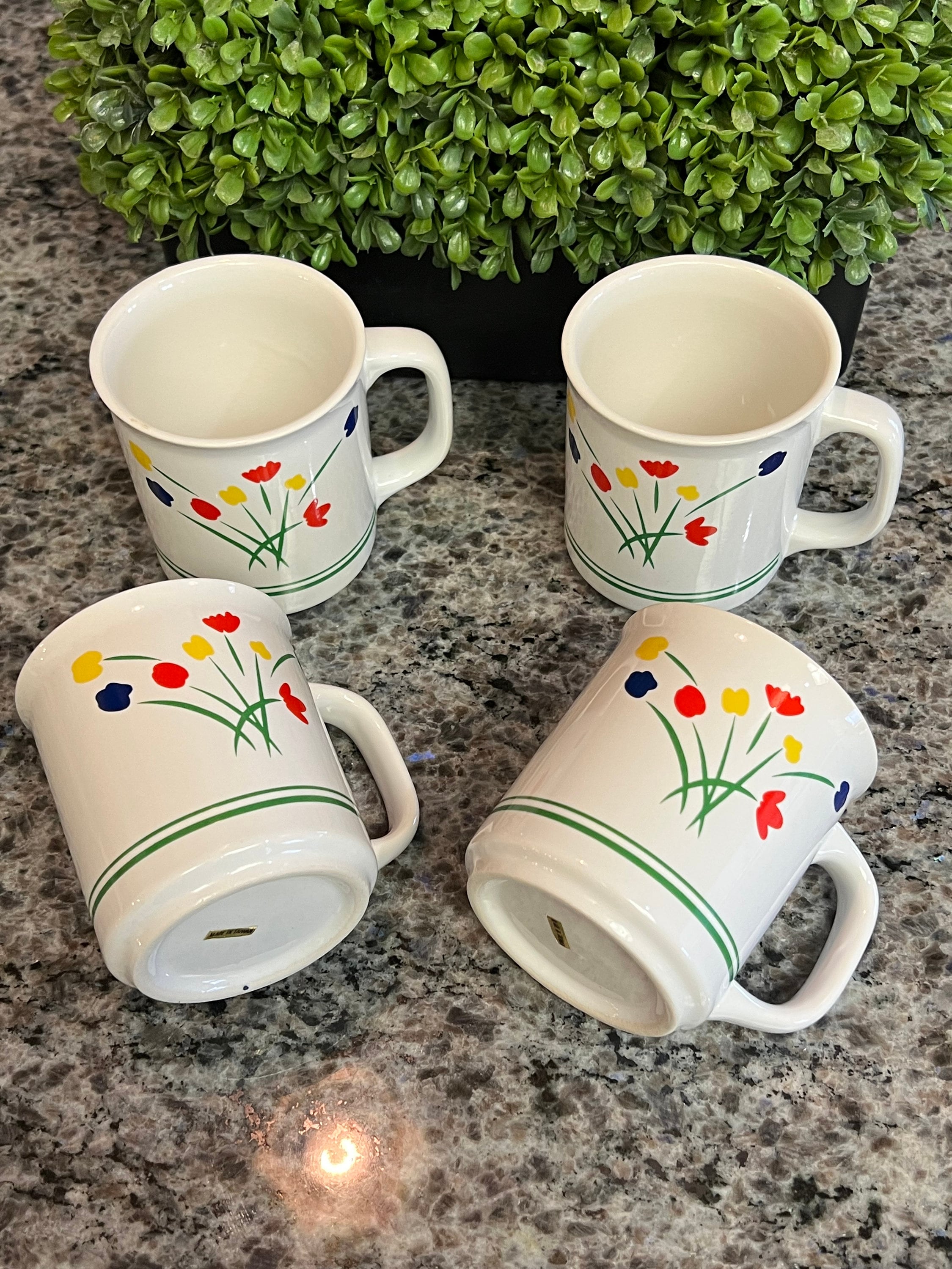 Creative Mug - Ceramic - White - Yellow - 5 Colors Available
