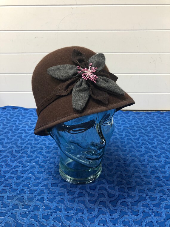 Vintage Scala Pronto Brown Wool 30s 