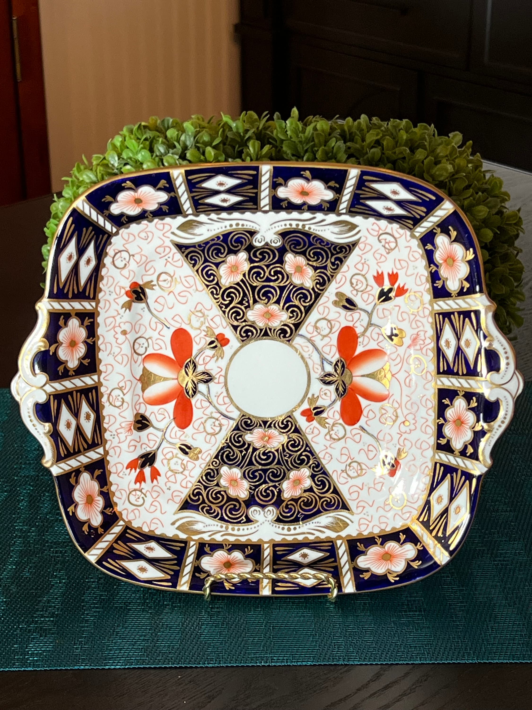 ROYAL CROWN DERBY オールドイマリ2451プレート 大皿 額縁