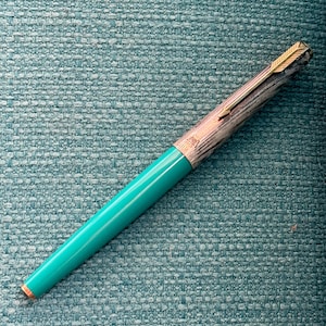 1956 Parker 61 Heritage First Edition Turquoise Fountain Pen With