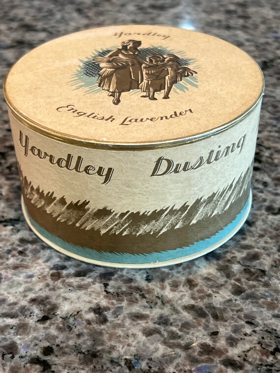 Vintage Yardley English Lavender Dusting Powder Full Ounces