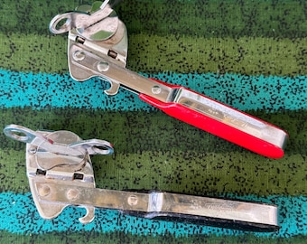 Antique Vaughan’s Can Opener Bottle Opener with Bakelite Handle Made in Chicago- vintage bottle opener,  Vaughans opener U CHOOSE COLOR