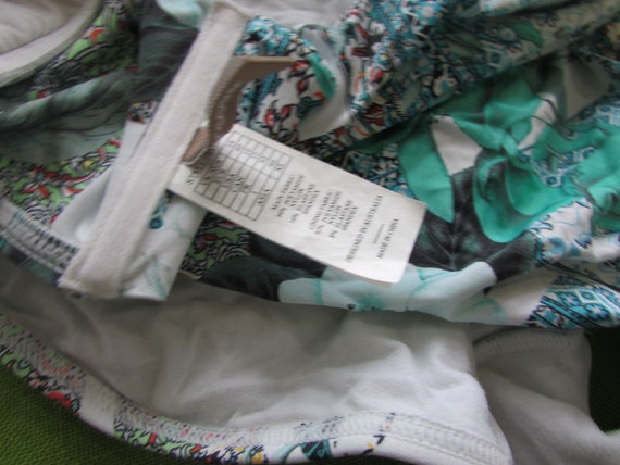 SUNSEEKER Aqua Green Floral 2 Piece Bathing Suit … - image 6