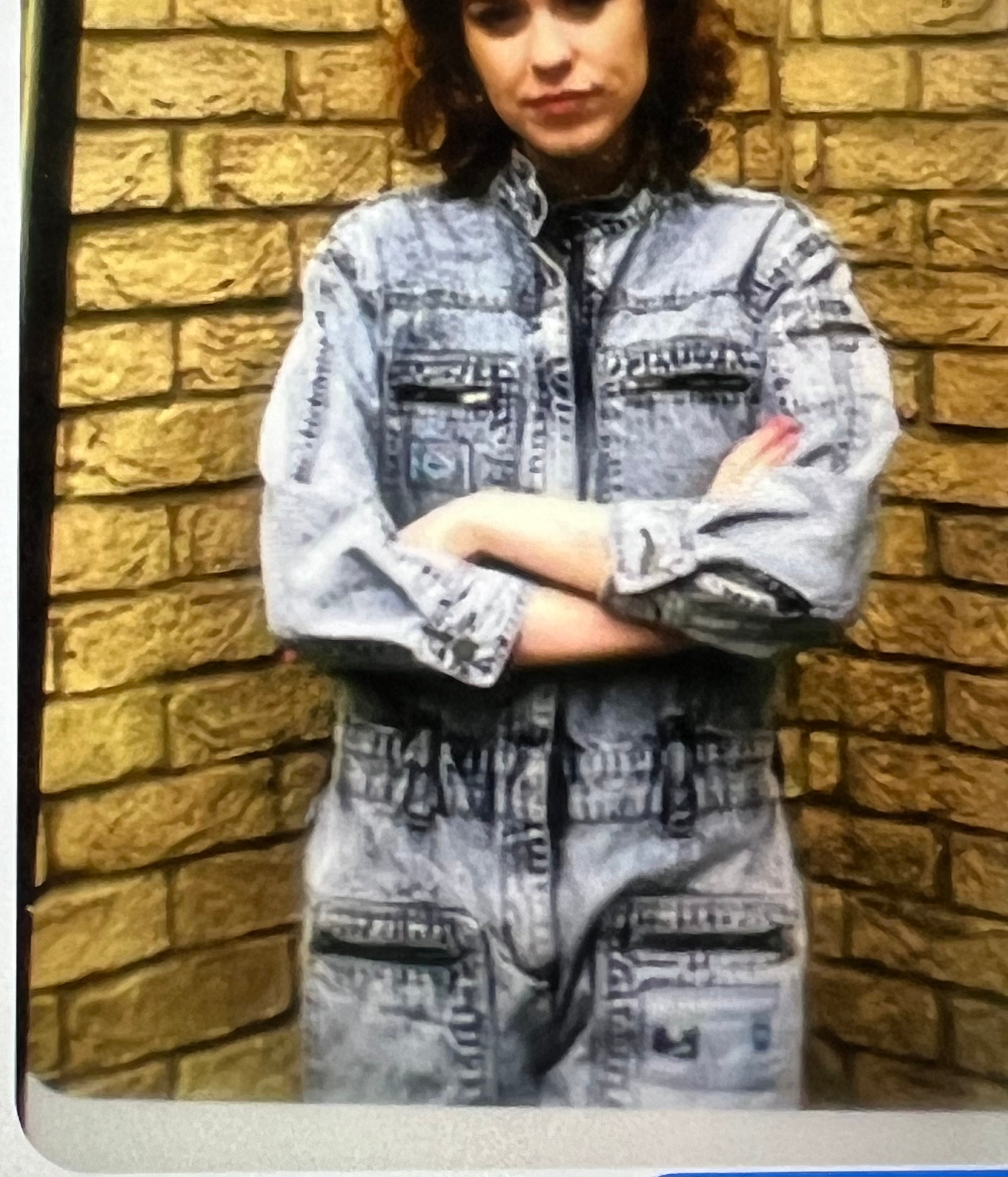 Vintage 80S K-line Acid Wash Stone Wash Denim Jumpsuit Vintage 80S K-line Acid Wash Stone Wash Denim Jumpsuit