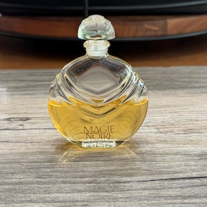 Vintage 1990s 1993 Lancome MAGIE NOIRE EDT 1 Oz 30ml Splash Cosmair vintage perfume, perfume collector