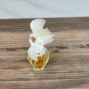 Nina Ricci L'Air du Temps Miniature Perfume Bottle 1/2 Full Plastic Doves 2 1/2” tall- vintage perfume, perfume collector