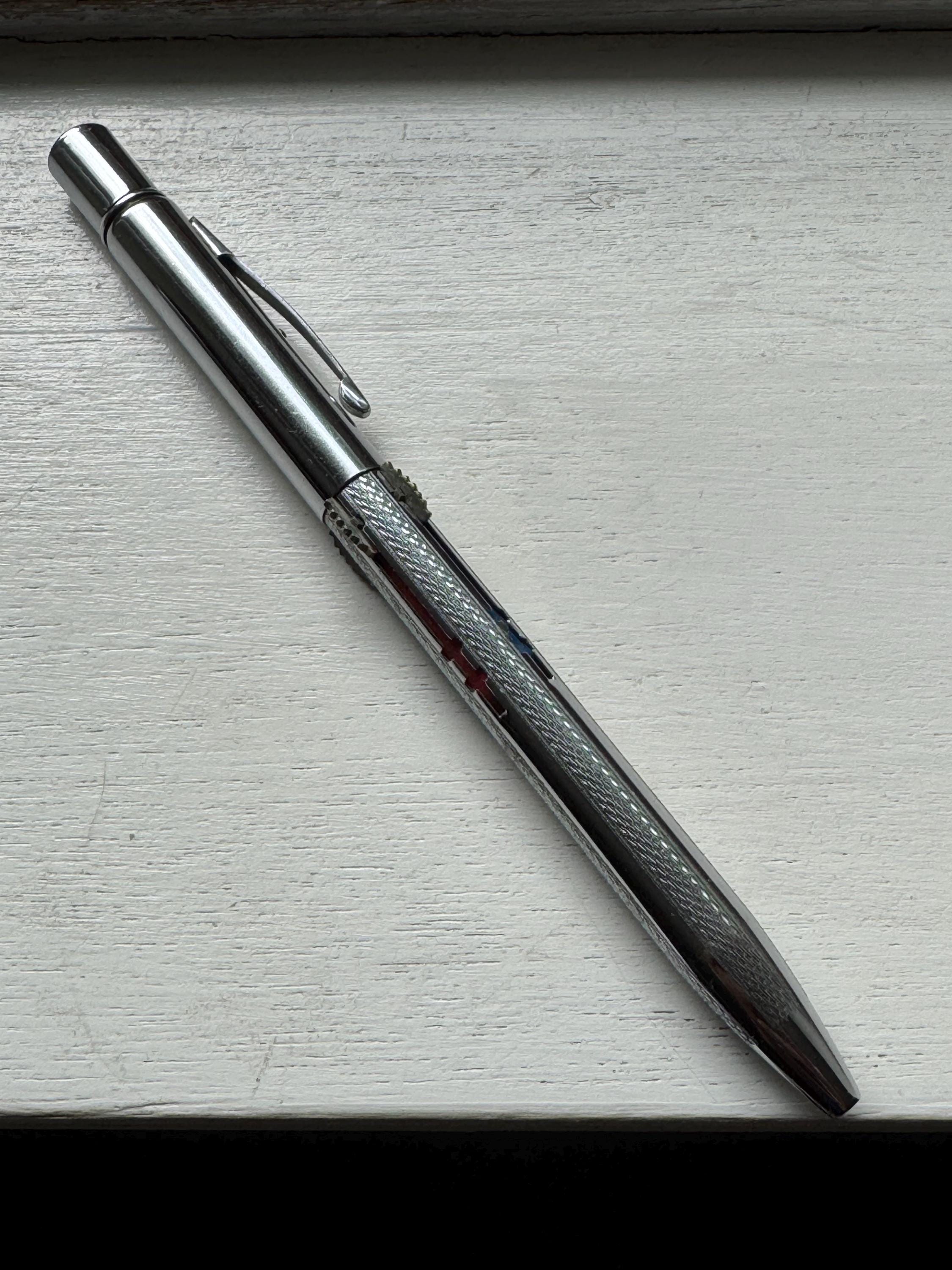 Vintage NORMA 4 Color Chrome Mechanical Pencil- Vintage Pencil, 4