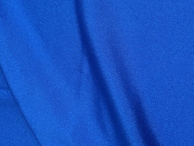 Royal Blue Polyester Knit Fabric 54 W X PRICE PER YARD | Etsy