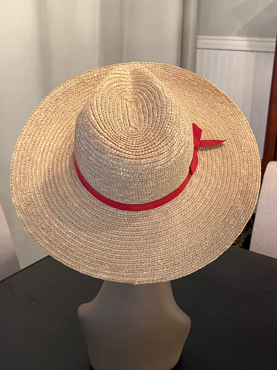 NWOT Kangol Glossy Siren Women's Straw Wide Brim H