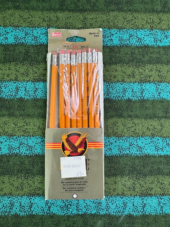 Vintage Eagle Pencils HB No.2 Berol USA Unsharpened 8 Out of 10
