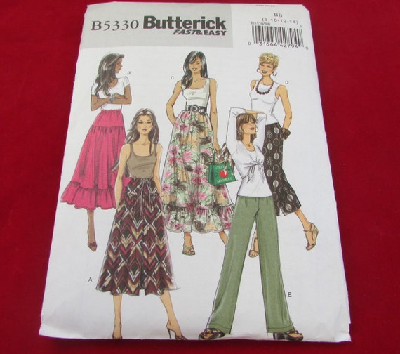 Vintage Butterick Sewing Pattern 5330 Misses Pull-on A-line | Etsy