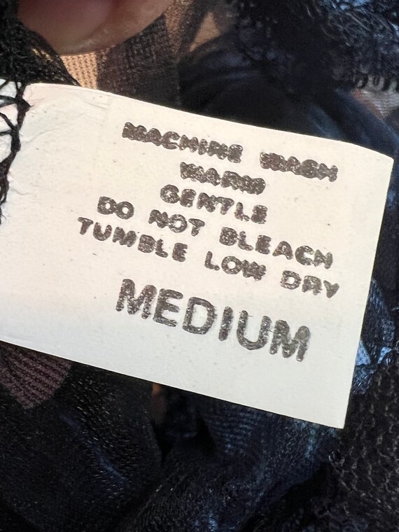 RARE 1960’s Black Sheer Panties & Bra with White Fur … - Gem