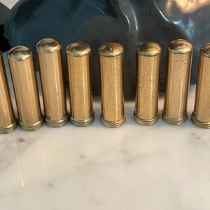 Rare Lot of 8 Vintage 1950/60’s Dorothy Gray Sheer Velvet Lipsticks in Shiny Gold Metal Tubes~ vintage lipstick, Dorothy Gray lipstick
