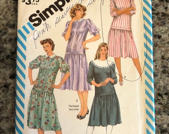 Home Sewing Fashion From 1974 Top Size 10 Free Shipping to USA Skirt Designer Fashion Simplicity 6236 Pattern for Misses/' Cardigan
