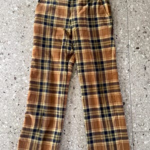 1970s Plaid Pants - Etsy