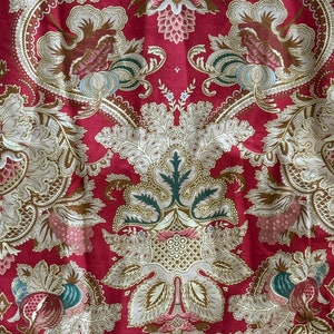 Ralph Lauren Rosellini Jardiniere Paisley Red Sateen Full/queen