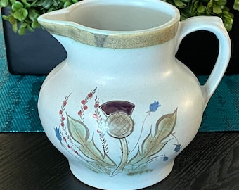 Buchan Stoneware Portobello Scotland Thistleware 10 1/4