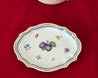 Richard Ginori Italian Fruits Antico Doccia Square Tray Dish 4