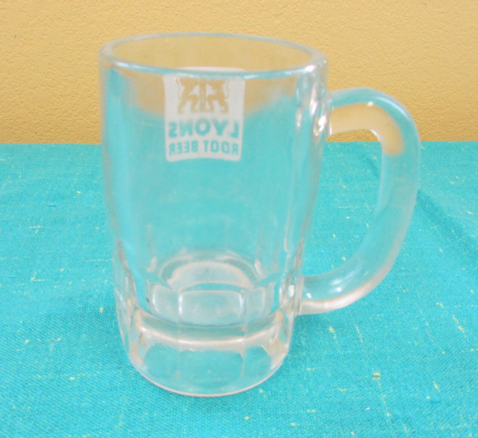 Vintage LYONS ROOT BEER Glass Stein Mug Bend Oregon 5 T Etsy