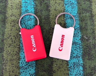 Canon Brand Keychain with Retractable Blade in Colors Red and White, Sold Separately