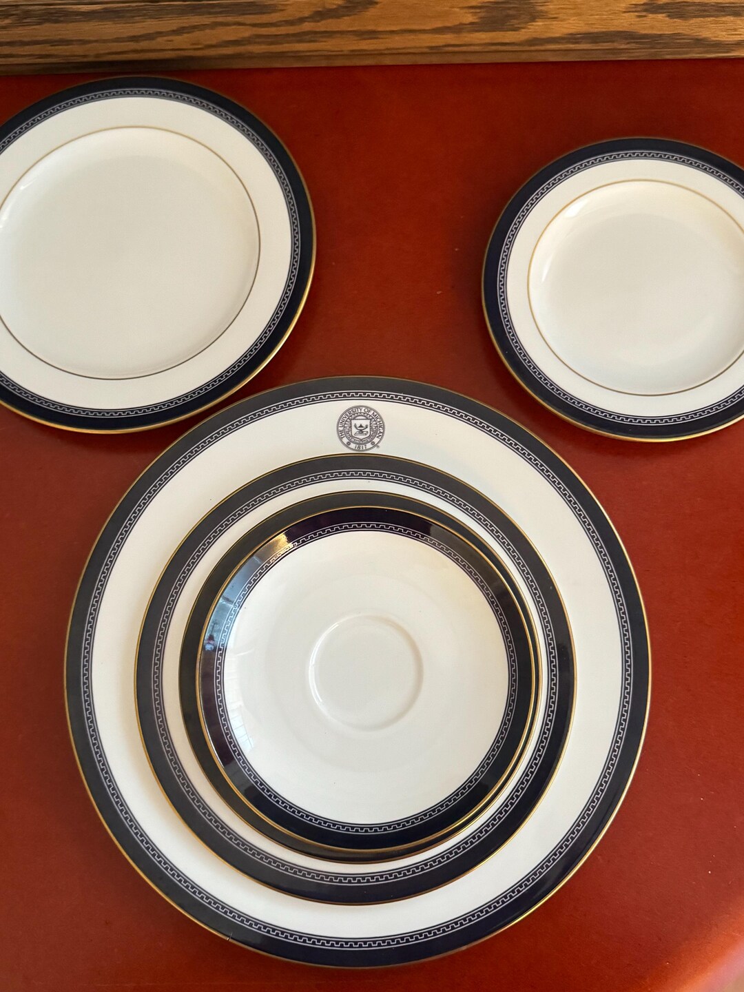 Vintage Pfaltzgraff University of Michigan Bone China Dinnerware Set of ...