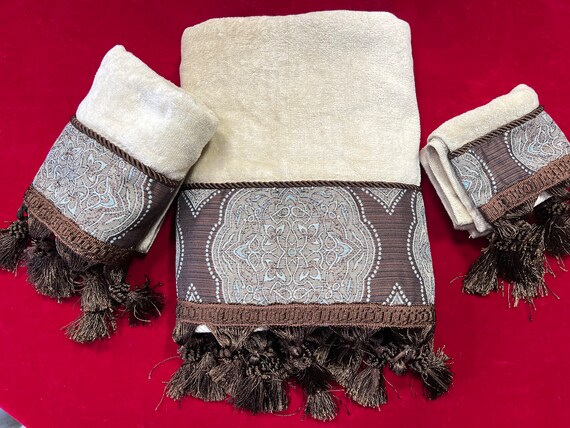 Embellished towel sets store