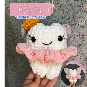 Felicity the Tooth Fairy CROCHET PATTERN | Crochet Tooth Fairy | Crochet Pattern | Amigurumi |