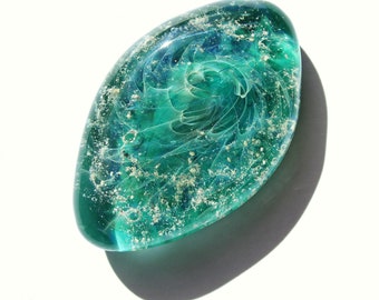 Cremation Stones for Ashes. Blown Glass Memory stone. Worry stone. Touchstone. Ash to Glass. Pet Urn Memorial Stones Jewelry.Cremate Jewelry
