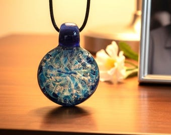 Memorial Ashes Necklace • Cremation Jewelry Keepsake • Ashes Necklace • Loss of Beloved One Gift • Urn Necklace for Pet Memorial