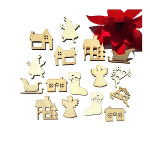 Christmas Wood Cutout Ornaments: DIY Holiday Craft Kit