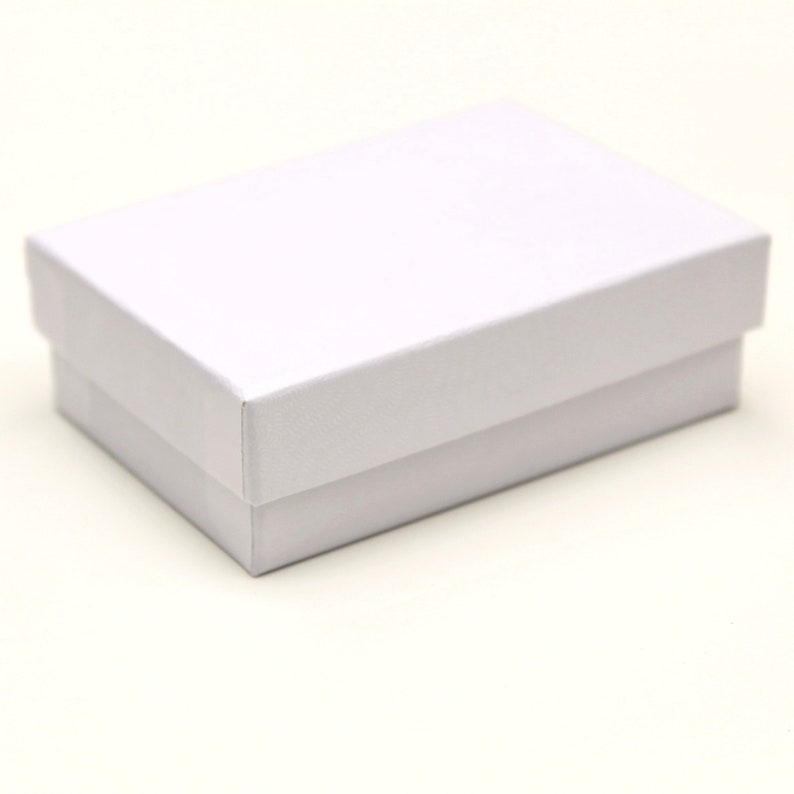 Jewelry Gift Box White Glossy Box Gift Giving Jewelry Box Etsy