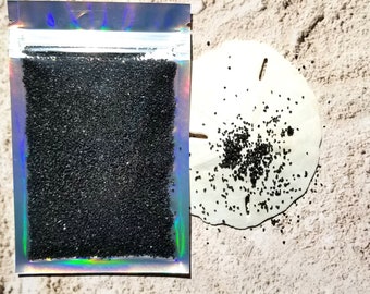 Fake Sand Sprinkles. 50g Black Sand for Filling Resin, Beach Art - Coasters, Keychains, Beach Art. Resin Supply. Silicone Mold Resin Filler