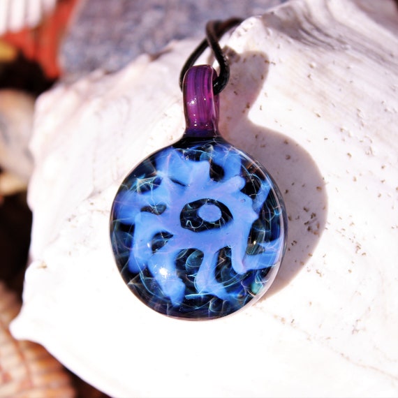 Heady Glass Pendant Blown Necklace Jewelry Handmade - Handmade Glass Pendants Cost Heady Glass Pendant Blown Necklace Jewelry Handmade - Handmade Glass Pendants Cost