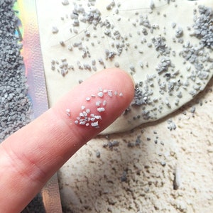 50g Sand for Filling Resin, Beach Art - Coasters, Keychains Beach Art Gray Fake Sand Sprinkles. Resin Supply. Silicone Mold Resin Filler