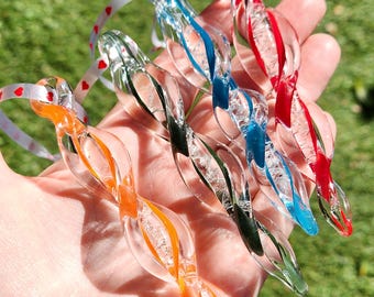 Pet Memorial Ornament - Handmade Memorial Sun Catcher, Glass Cremation Suncatcher, Rainbow Bridge Gift