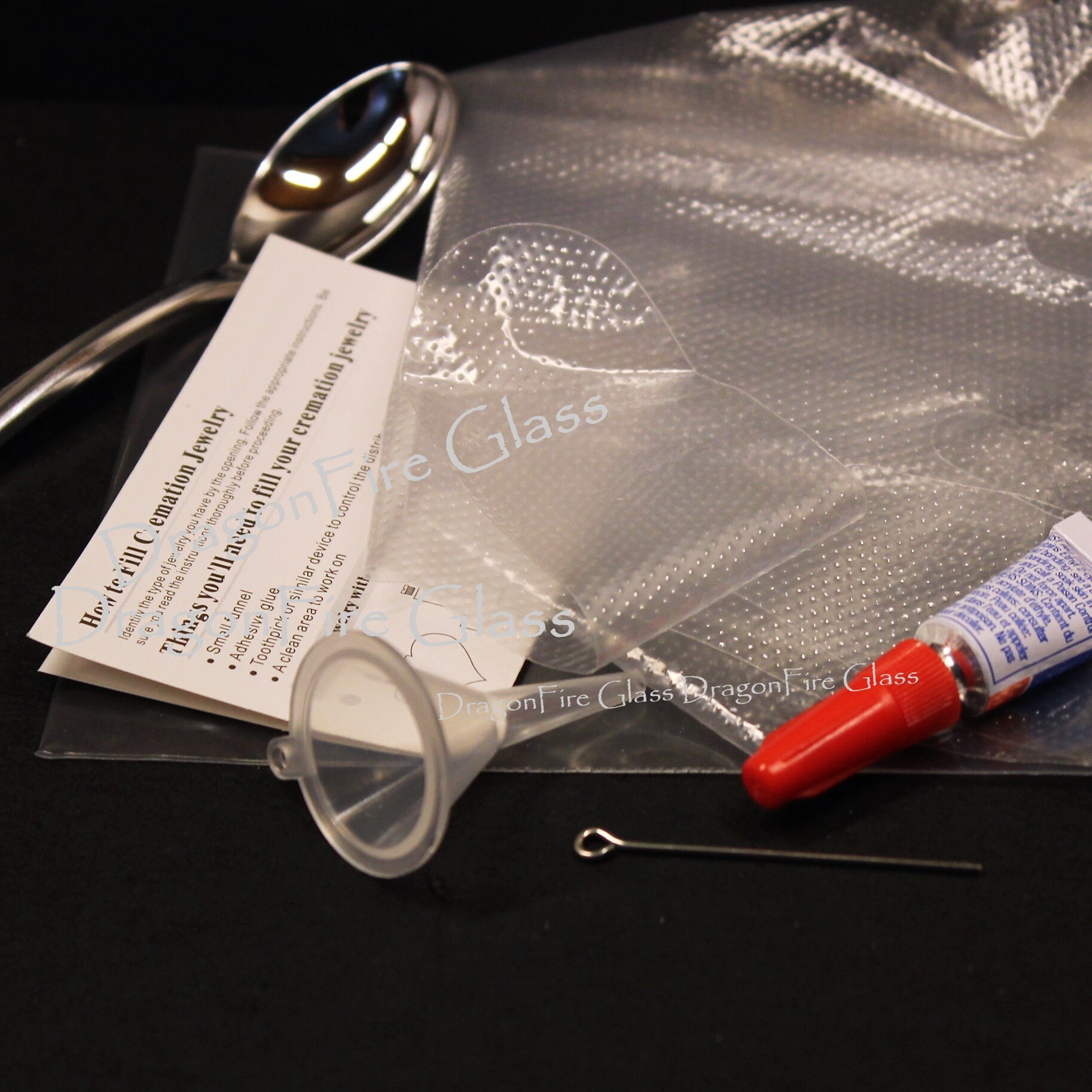 cremation jewelry filling kit