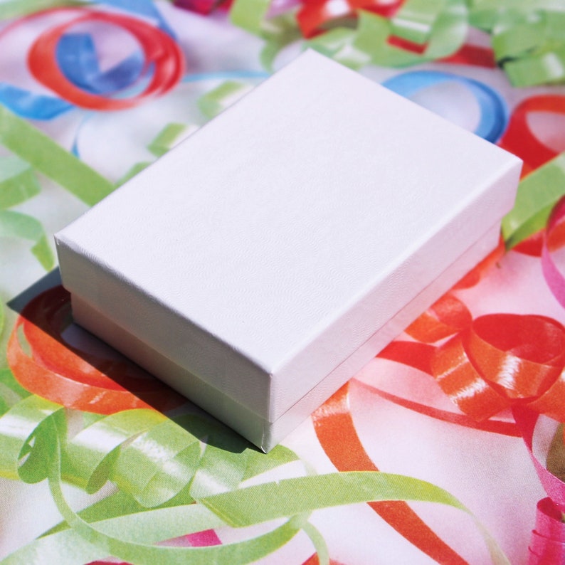 Jewelry Gift Box White Glossy Box Gift Giving Jewelry Box Etsy
