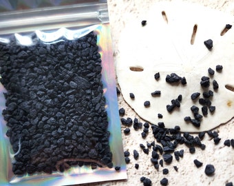 50g Black Tiny Rocks for Filling Resin, Beach Art - Coasters, Keychain, Beach Art. Black Fake Rock. Resin Supply. Silicone Mold Resin Filler
