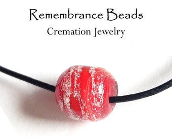 Cremate Jewelry Remembrance Beads - Ash into glass keepsake