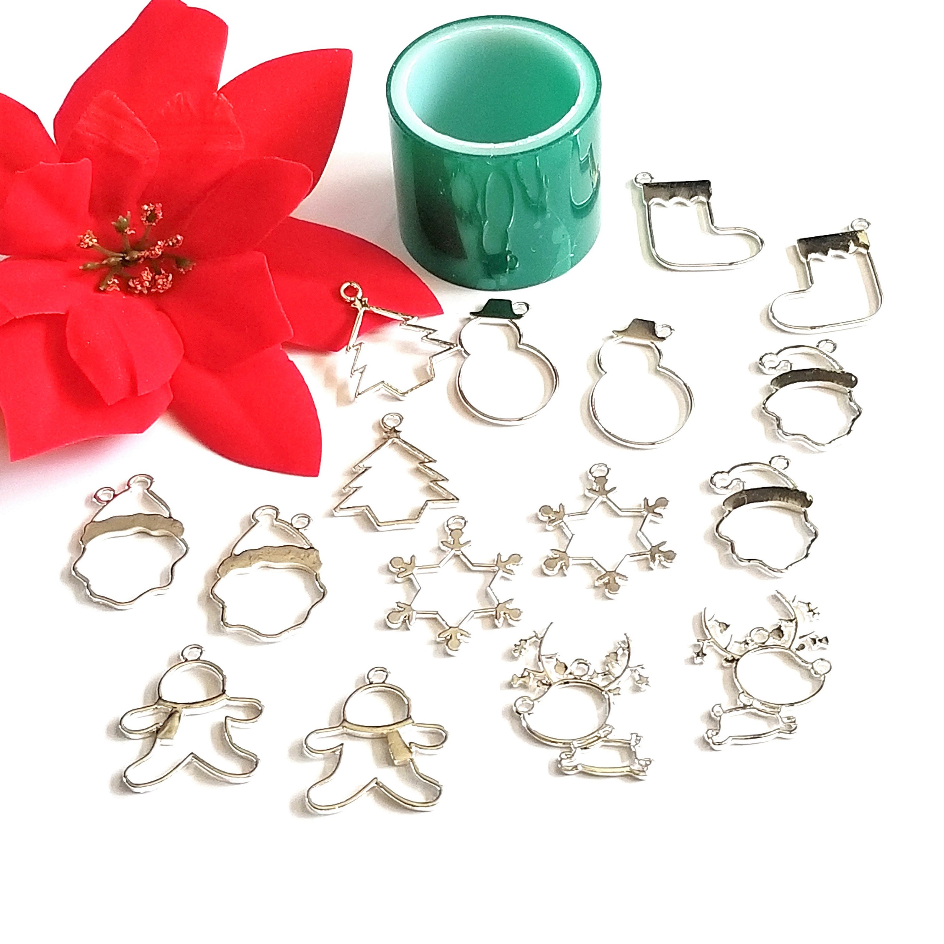 Resin Jewelry, Bezel Pendant Earrings, Open Bezel for Resin, DIY Kits