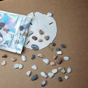 50g Decorative Small River Rocks for Resin Art - Resin Pebbles, Coasters, Terrariums, Beach Art. Resin Supply Filler. Polished Garden Stones