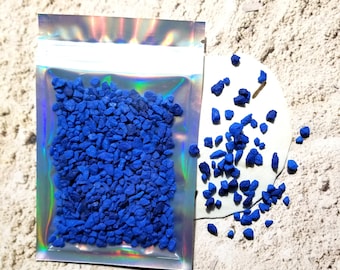 50g Blue Tiny Rocks for Filling Resin, Beach Art - Coasters, Keychains, Beach Art. Blue Fake Rocks. Resin Supply. Silicone Mold Resin Filler
