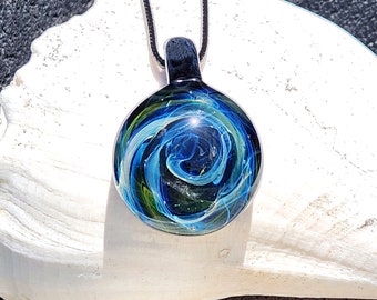 Heady Glass Pendant: Handmade Elegance in Borosilicate Glass