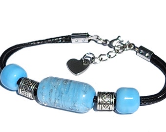 Unique Cremation Bracelet with Memorial Bead - Cremation Jewelry for Men and Women