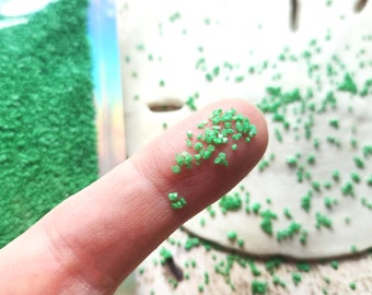50g Sand for Filling Resin, Beach Art - Coasters, Keychains, Beach Art. Green Fake Sand Sprinkles. Resin Supply. Silicone Mold Resin Filler