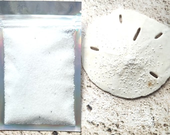 Sand for Filling Resin, Beach Art 50g - Coasters, Keychains White Snow Fake Sand Sprinkles. Resin Supply. Silicone Mold Resin Filler
