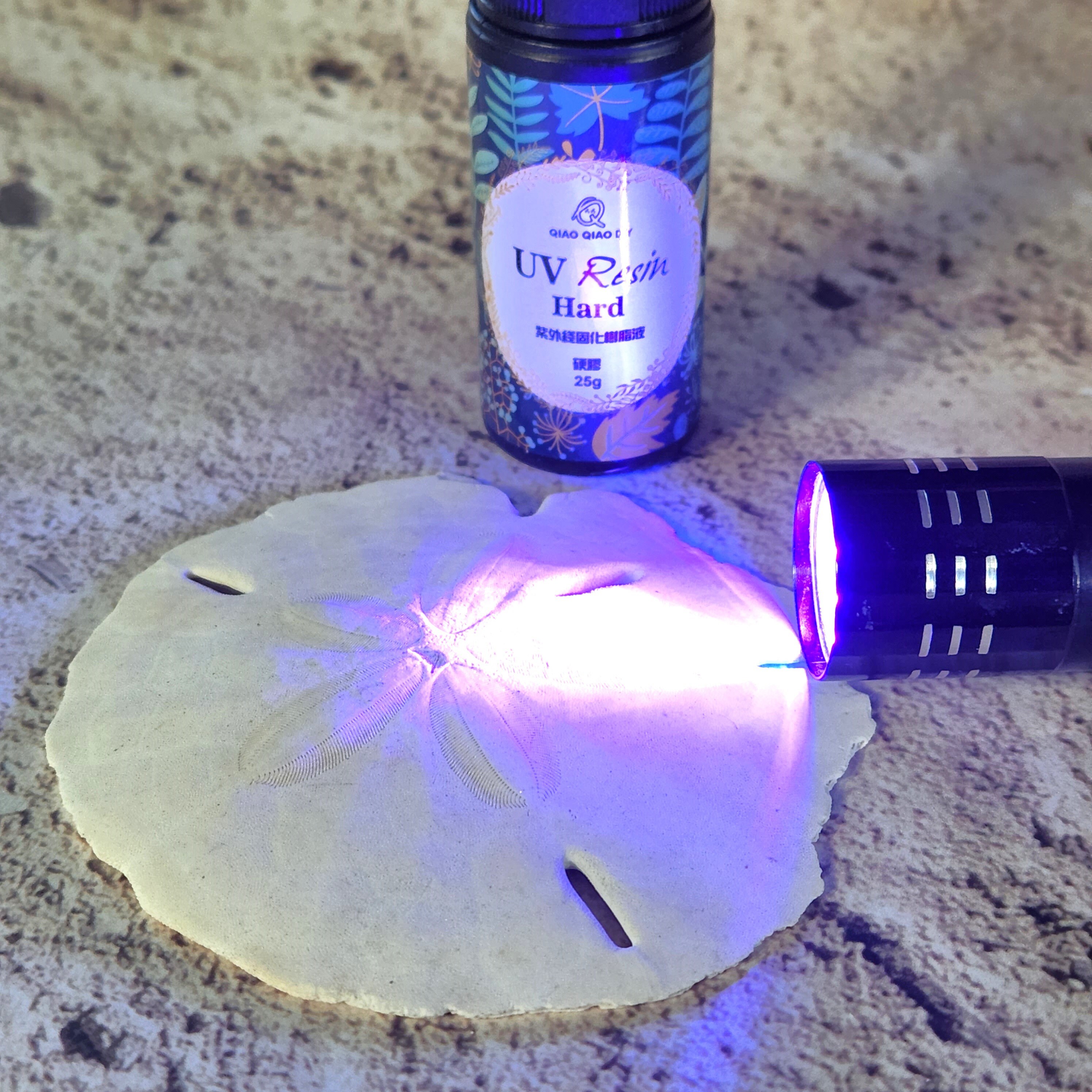 UV Resin Kit Beginner Resin Set UV Resin and Uv Light 25g Clear Hard UV  Resin, Uv Flashlight for Resin, Resin Supplies, Craft Kits 